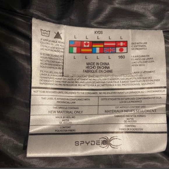 Girl's Spyder puffer coat - Picture 4 of 5